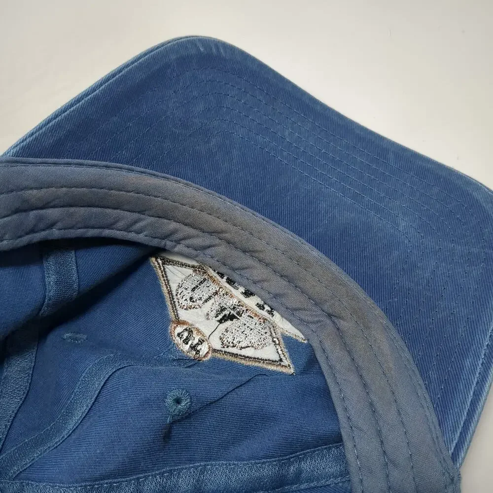 Utah Slideback Baseball Cap Blue OS Adjustable Headwear & Embroidered Royal